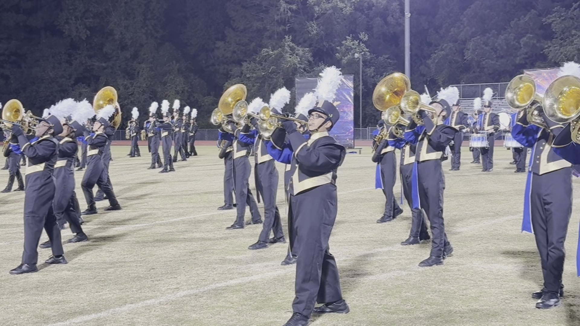 New Hanover County high school marching bands take the field for annual showcase