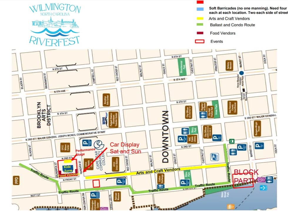 Riverfest map