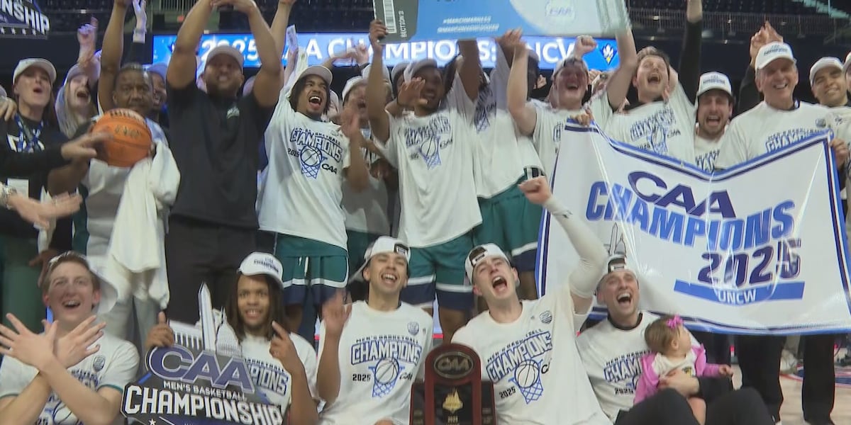 UNCW men’s basketball wins CAA championship, headed to NCAA tournament