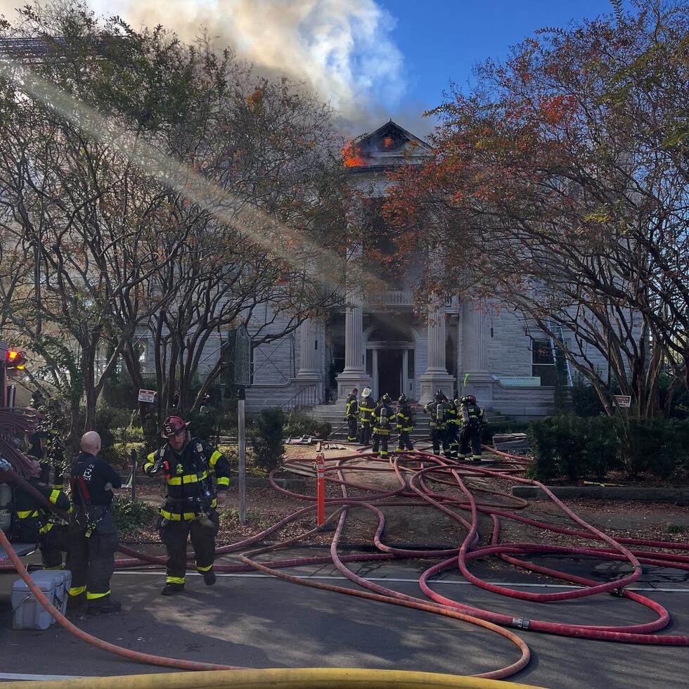 Wilmington Fire Department said hot spots rekindled in the Graystone Inn fire Saturday morning...