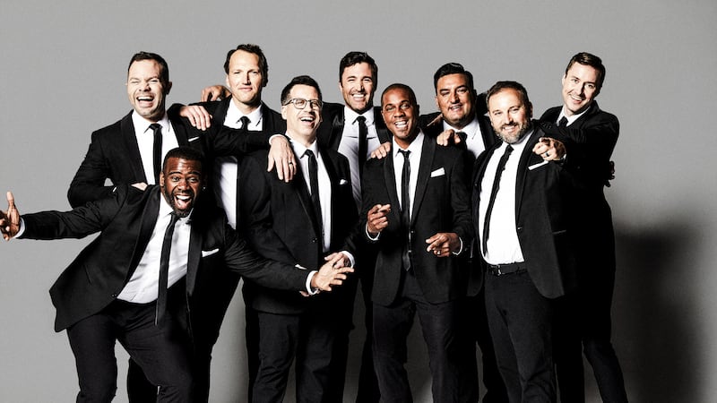 Steve Morgan (third from left) talks about what fans can expect when the acapella group...