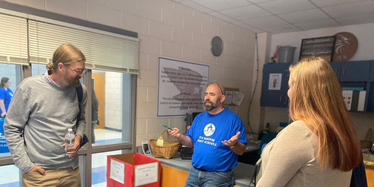 Nearly 30 people were hired during New Hanover County Schools Career Fair