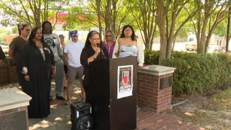 Local chapters of the National Black Leadership Caucus held a press conference related to the...