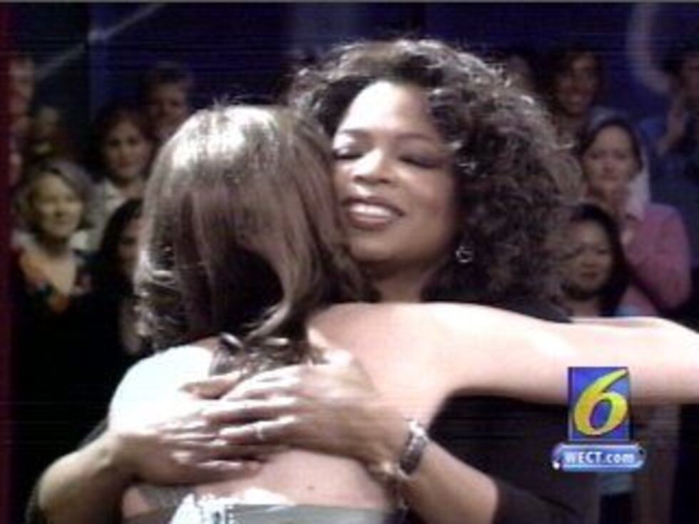 Gena with Oprah Winfrey