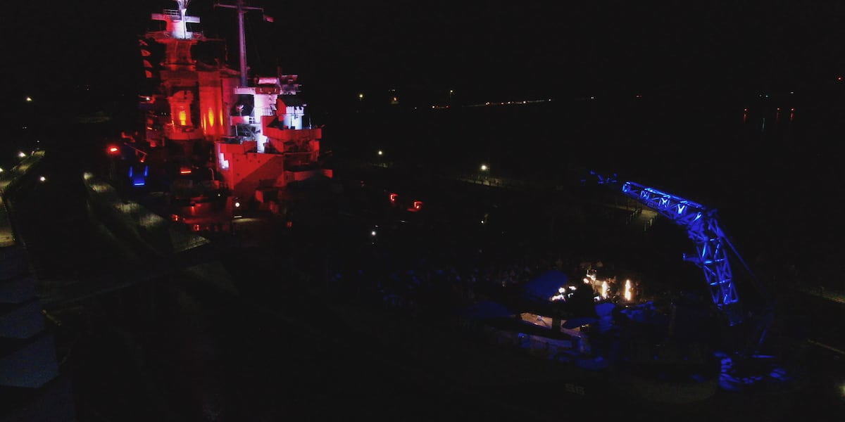 “Light the Legacy”: New lights highlight USS Battleship North Carolina “Light the Legacy”: New lights highlight USS Battleship North Carolina
