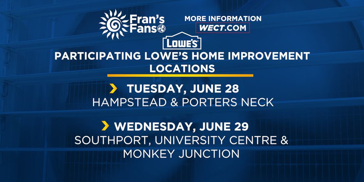 Frans Fans FRAN’S FANS: Help seniors get relief from the sweltering summer heat