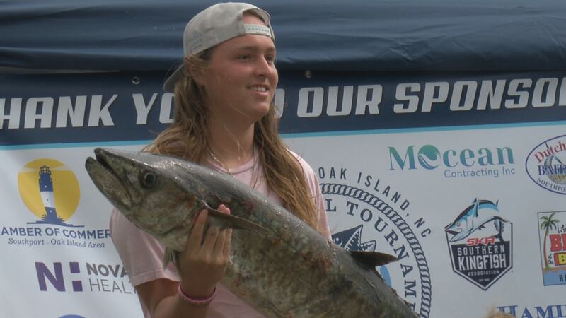 This catch was one of hundreds made around Southport during the annual tournament this weekend.