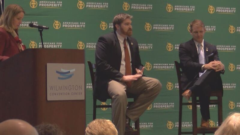 Drew Rouzer Congressman Rouzer speaks at ‘Americans for Prosperity’ event