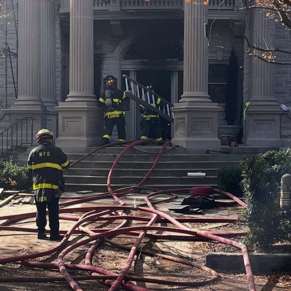Wilmington Fire Department said hot spots rekindled in the Graystone Inn fire Saturday morning...