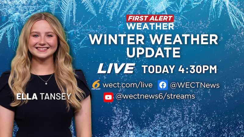 Meteorologist Ella Tansey will be live in the Digital Studio with the latest on the winter storm