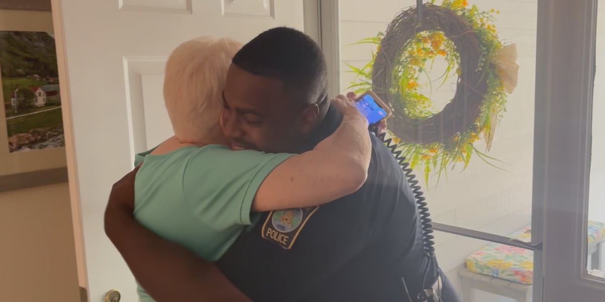 90-year-old woman reunites with Wilmington officer who stopped nearly $10,000 crypto scam