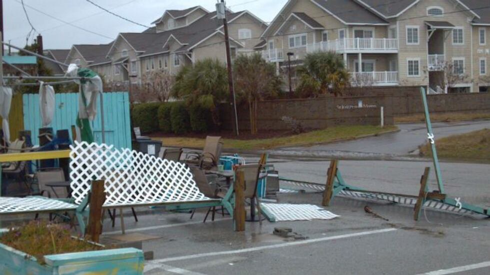 The WECT viewing area is under a tornado watch until 5:00 p.m. Wednesday.