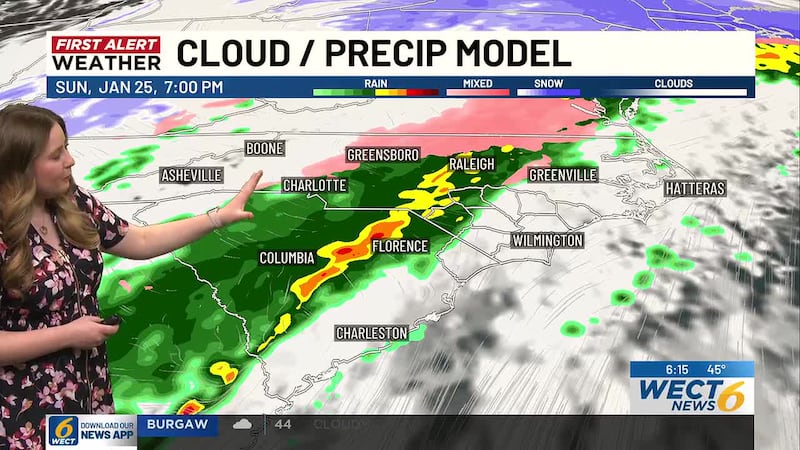 Your First Alert Forecast from Sat. morning, Jan. 24, 2026