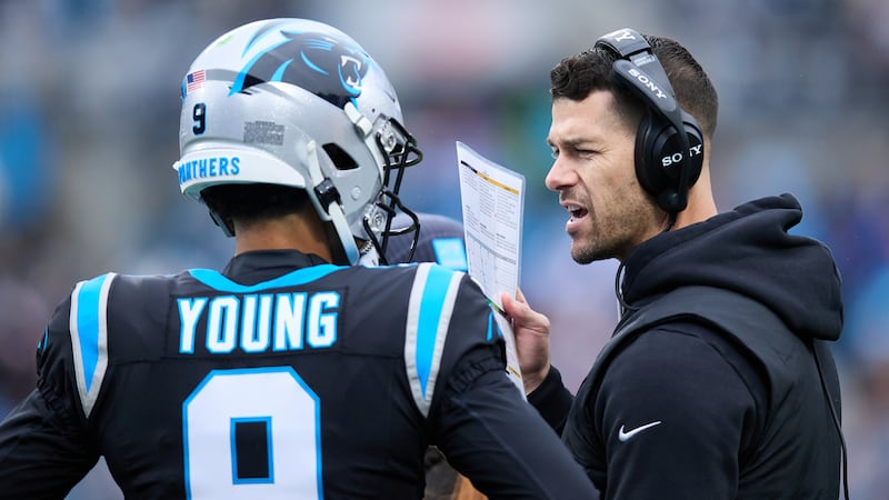 FILE PHOTO -- Carolina Panthers head coach Dave Canales