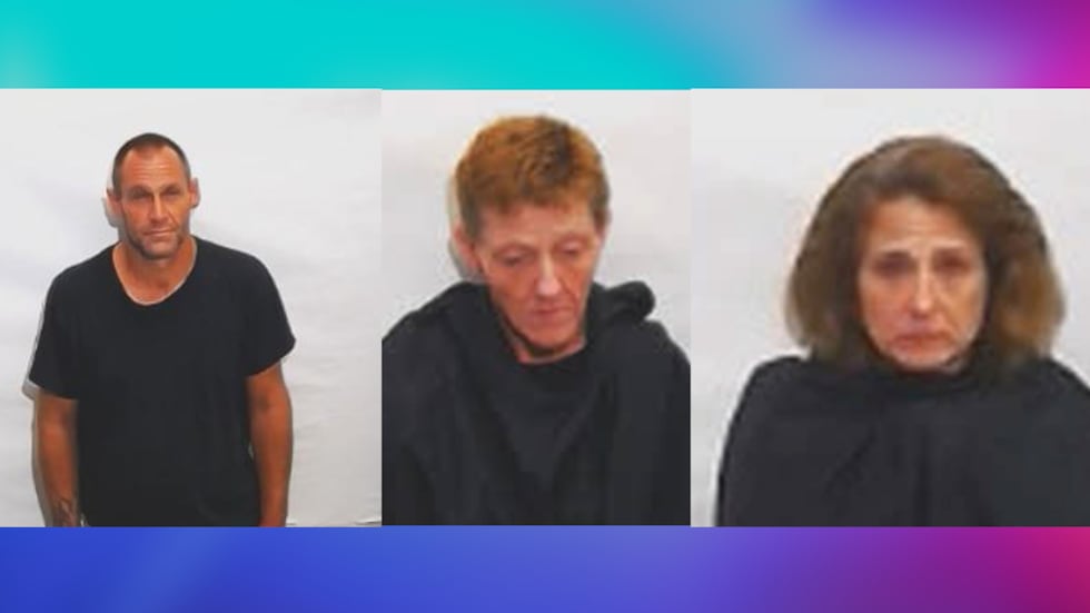 Lance Sandlin (left), Emily Sandlin (middle) and Lori Flowers (right)