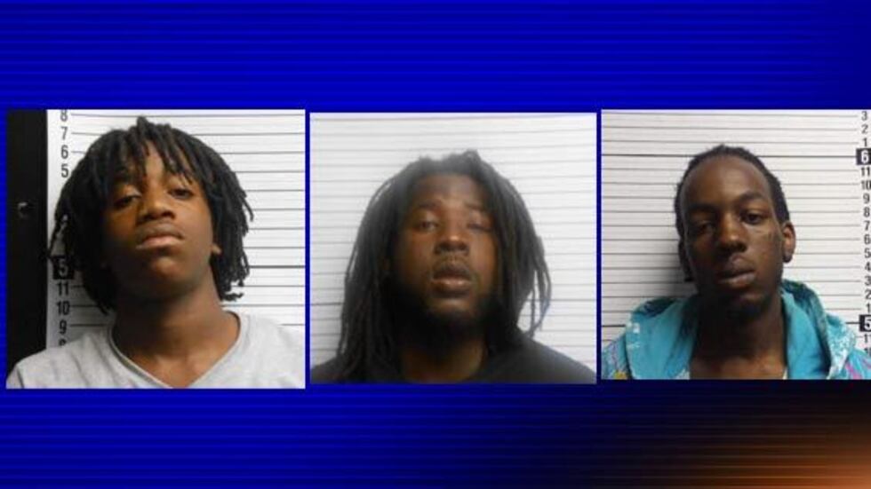 Tykeem McNeil, Thomas Vincent Merrick & Samuelle Breshaun Corbett (Source: BCSO)
