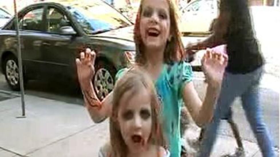 Dozens of people stopped by the Soapbox to get Zombie-fied, and makeup artists covered the...