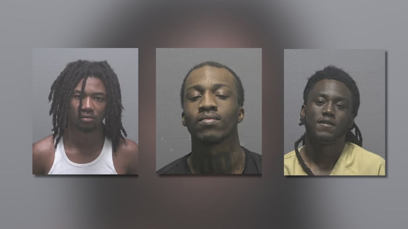 (left to right) Jahzail Shamon Grady, Tazhan Deandre Beverly, and Isaiah Kyree Lewis