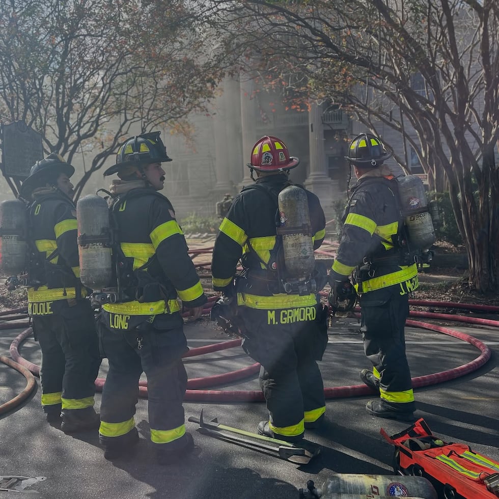 Wilmington Fire Department said hot spots rekindled in the Graystone Inn fire Saturday morning...