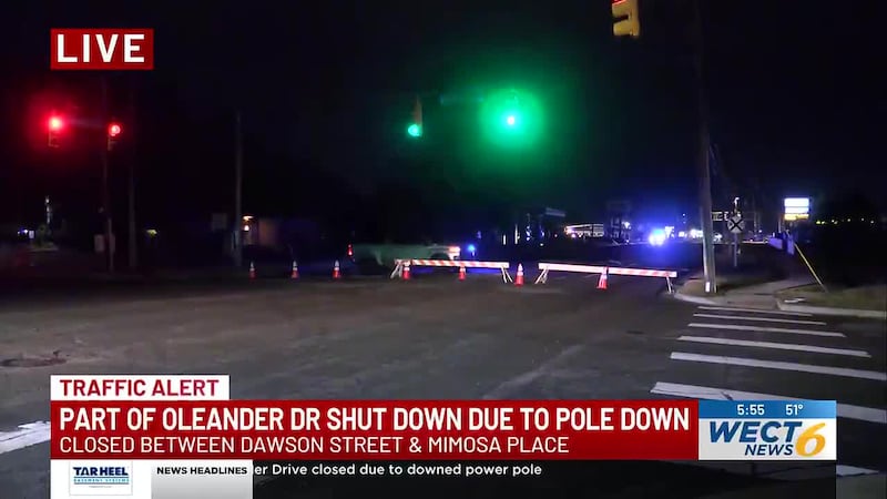 WPD said there is currently no estimated time for theroad to be reopened.