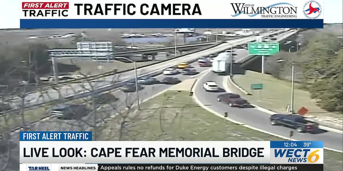 Alert Bridge TRAFFIC ALERT: Lane closed on Cape Fear Memorial Bridge as crews fix ...