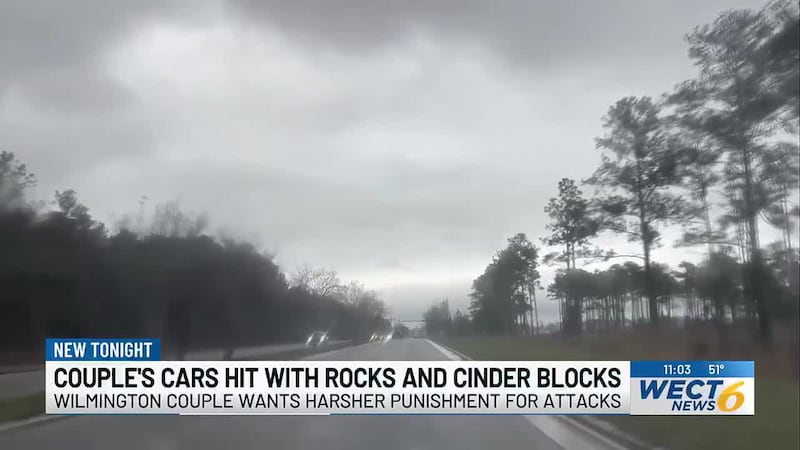 Jim and Sheila Whitmeyer say both incidents occurred near the intersection of Carolina Beach...