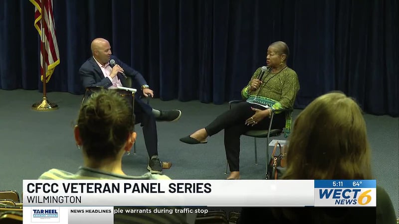 Cape Fear Community College began a three-day series of panel discussions with area veterans...