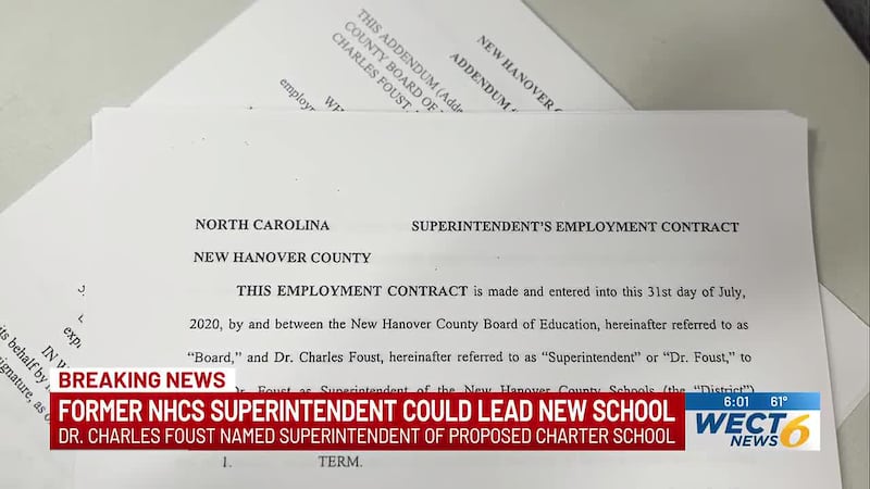 The former superintendent of New Hanover County Schools has been tapped to lead a proposed...