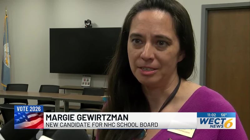 A new candidate has been named in the race for the New Hanover County Board of Education.