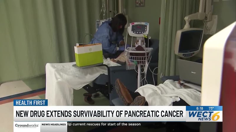 An experimental pill is providing new hope for patients with advanced pancreatic cancer, one...
