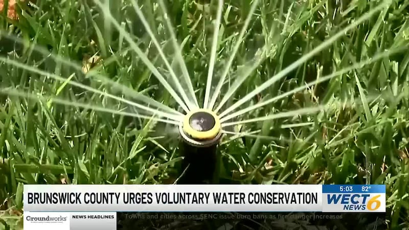 Brunswick County is urging residents to cut back on water use after demand climbed above 80%...