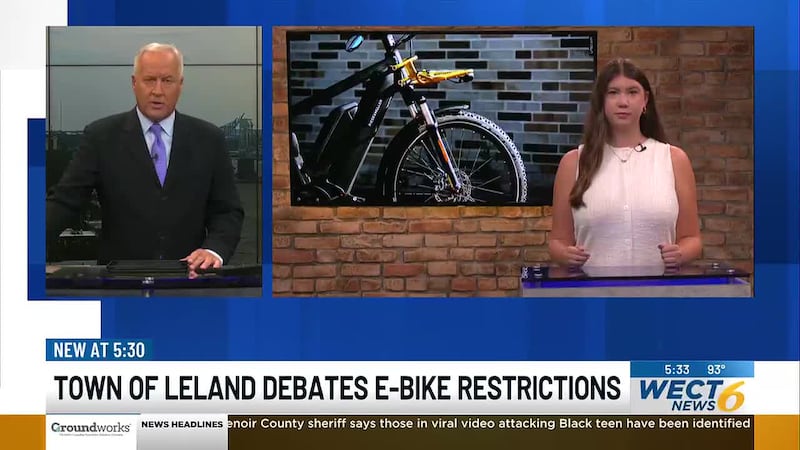 Leland Town Council members discussed potential new e-bike regulations at their meeting...