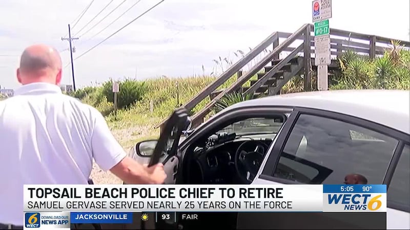 Topsail Beach police chief to retire after nearly 25 years