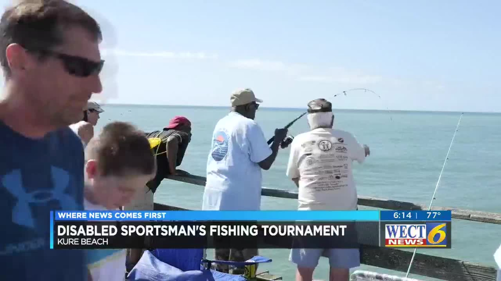 Reeling in a good time at disabled sportsmans fishing tournament Reeling in a good time at disabled sportsmans fishing tournament
