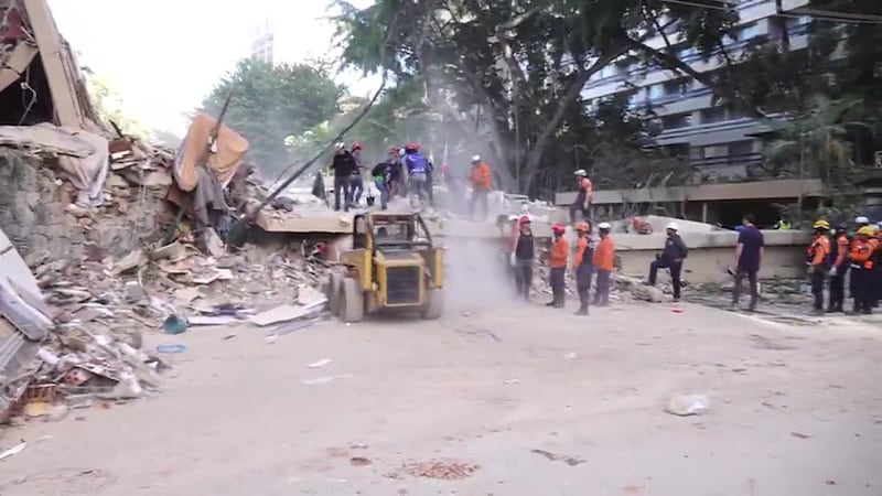 Many people are missing or still trapped beneath rubble as search and rescue efforts stretch...