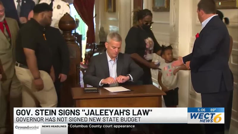 Gov. Josh Stein on Monday signed four bills into law covering gang crime, mental health...