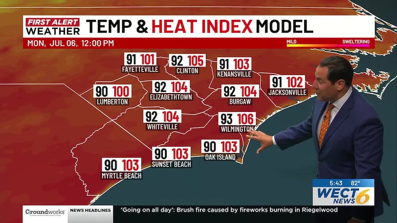 Your First Alert Forecast from Mon. morning, July 6, 2026...