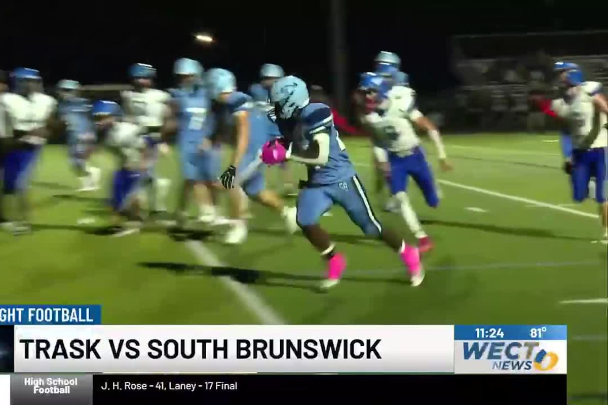 WECT Friday Night Football Week 3 Part 2 action on the field