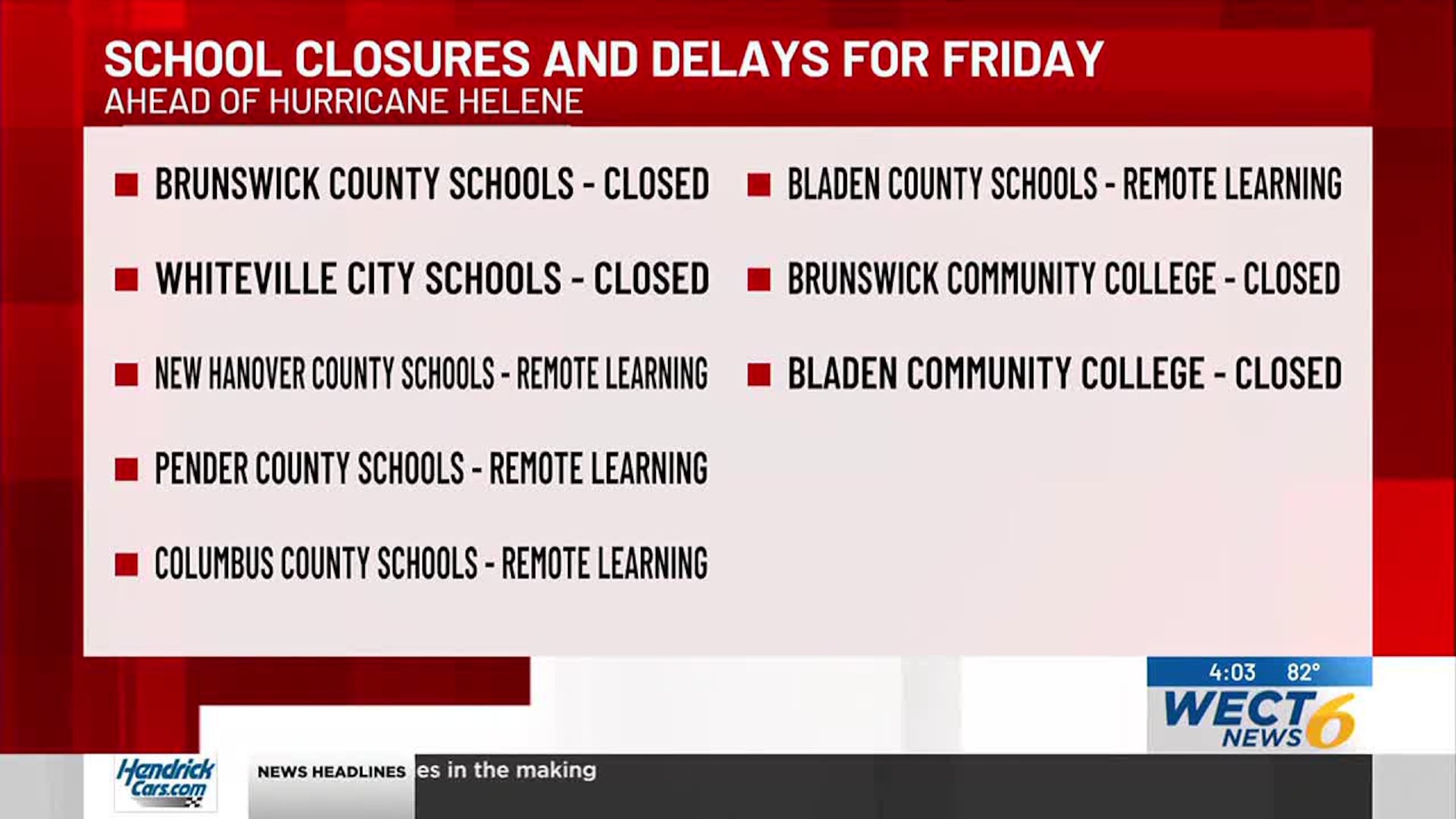 Multiple schools adjusting Friday plans due to inclement weather multiple-schools-adjusting-friday-plans-due-to-inclement-weather